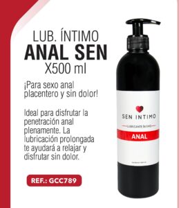 Lub Intimo Anal X 500 Ml Sen Intimo