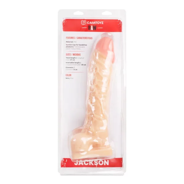 Dildo Realista Jackson 37 cm Piel